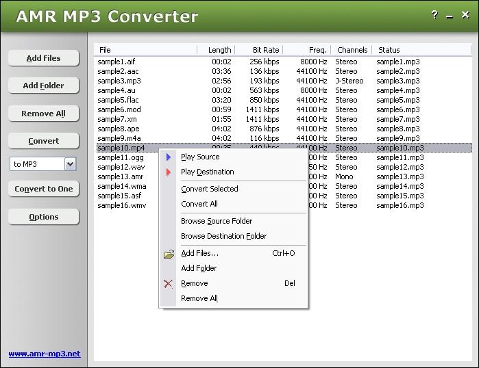AMRToMP3,AMR转MP3.