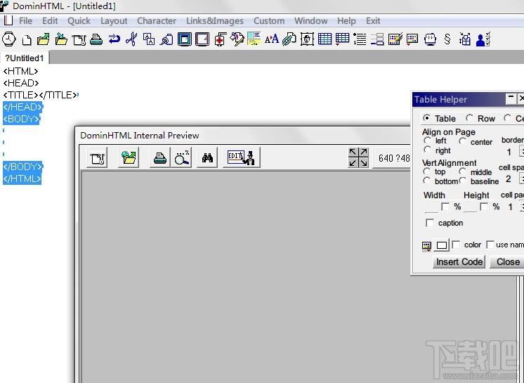 DominHTML,DominHTML下载,DominHTML官方下载,HTML 编辑