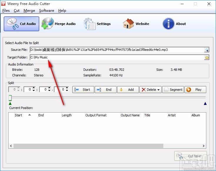 Weeny Free Audio Cutter,音频剪切器,音频剪切