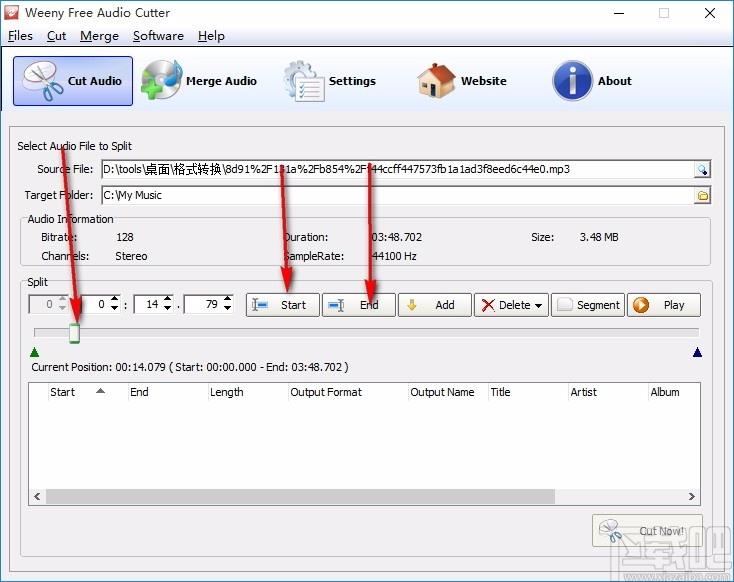 Weeny Free Audio Cutter,音频剪切器,音频剪切