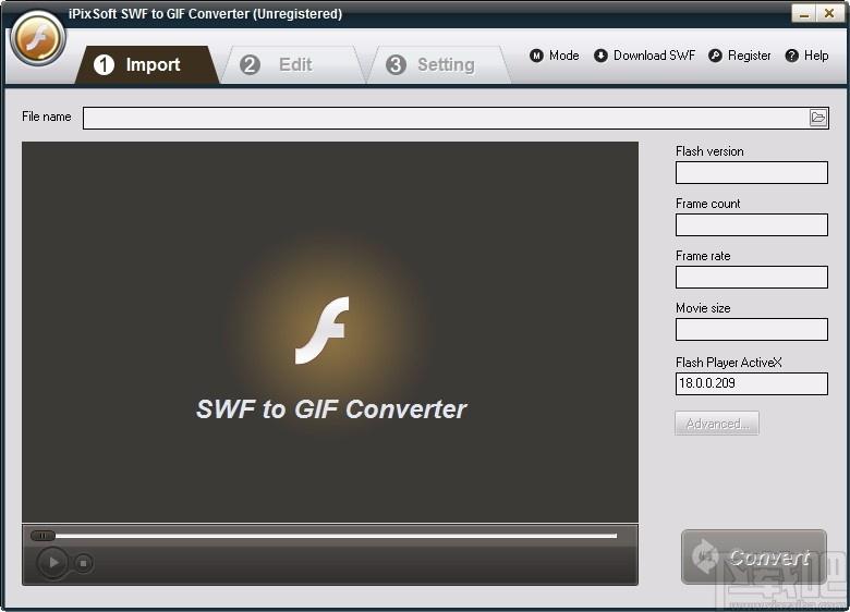 iPixSoft SWF to GIF Converter下载,SWF转GIF软件