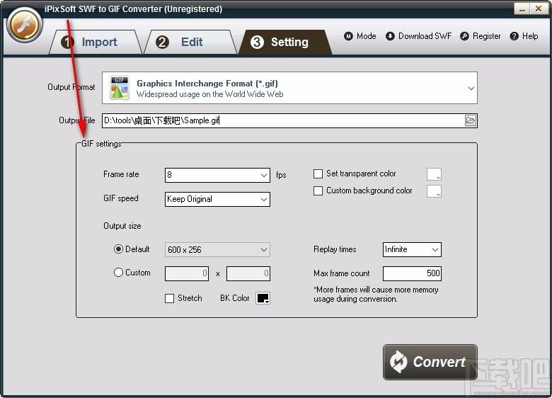 iPixSoft SWF to GIF Converter下载,SWF转GIF软件