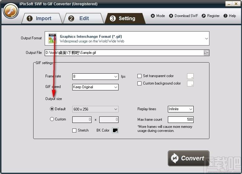 iPixSoft SWF to GIF Converter下载,SWF转GIF软件
