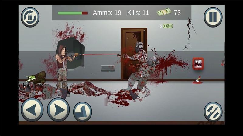 僵尸杀手2d无限钞票版下载,僵尸杀手2d,僵尸游戏,射击游戏