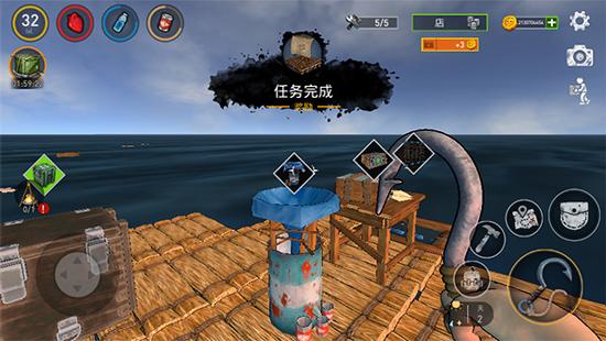 海洋游猎生存中文版(raft survival ocean nomad)下载,海洋游猎生存,生存游戏,狩猎游戏