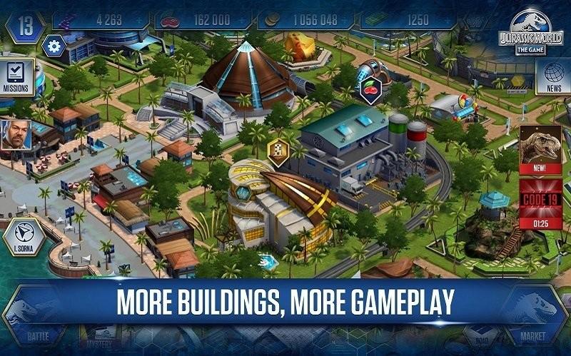 jurassic world手游下载,jurassicworld,侏罗纪游戏,恐龙游戏